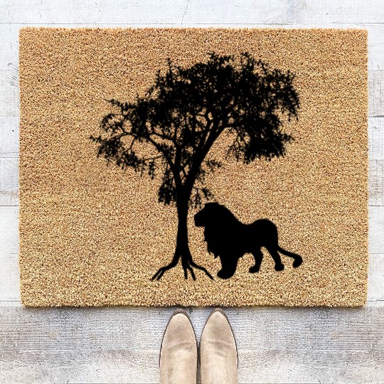tree lion Coir Doormats