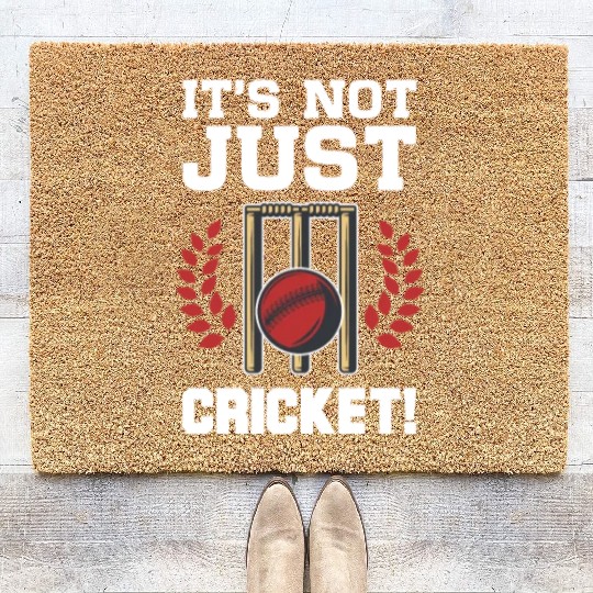 It's Not Just Cricket Coir Doormats