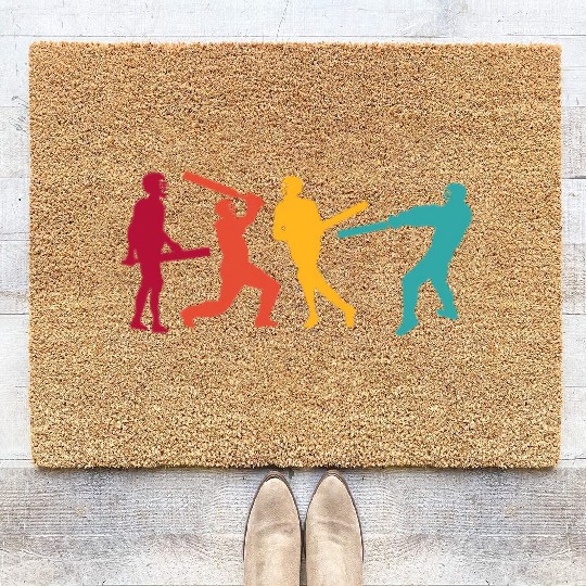 Cricket Retro Vintage Coir Doormats