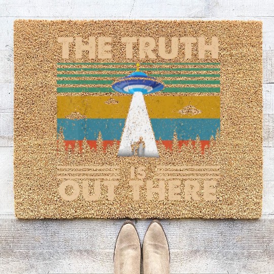 The Truth Is Out There Storm Raid Area 51 Alien Coir Doormats