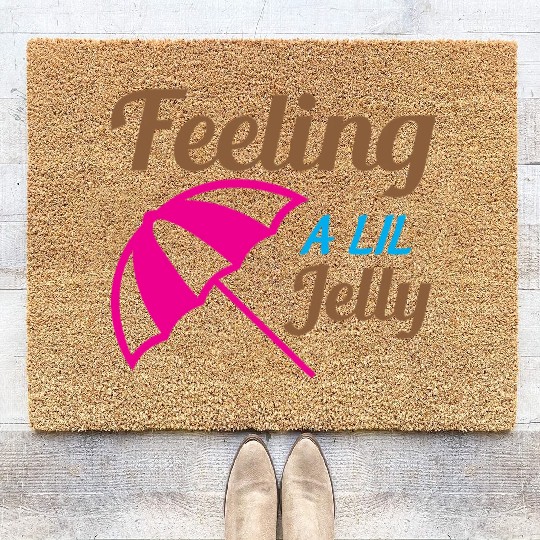 Feeling A LiL Salty with Summer Clothes Coir Doormats