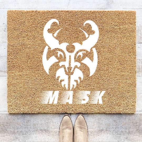 Lamb head mask Coir Doormats Design for Animal lover