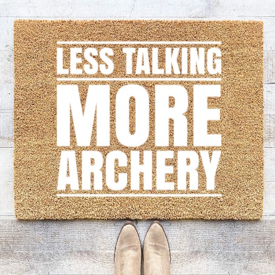 Archer Archery Bow Hunting Bowman Arrow Bow Hunter Coir Doormats