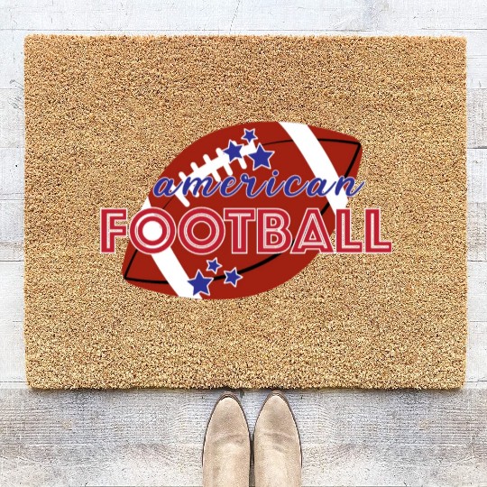 American football Game Season Coir Doormats, Game Day Coir Doormats
