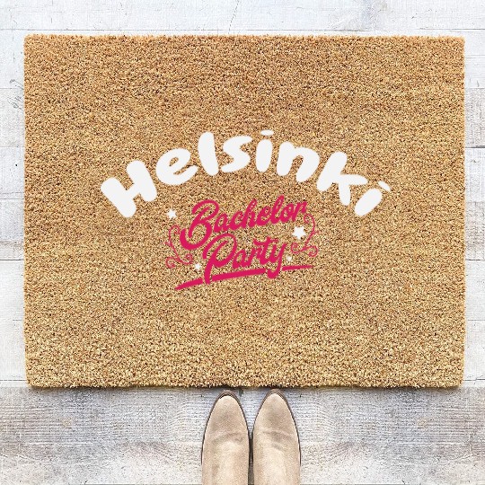 Bachelor Party Coir Doormats Helsinki Pre Wedding