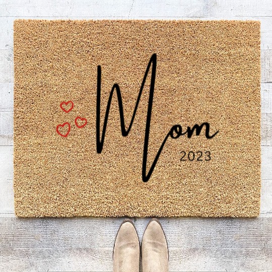 Mom 2023 - Mom to be in 2023 Coir Doormats