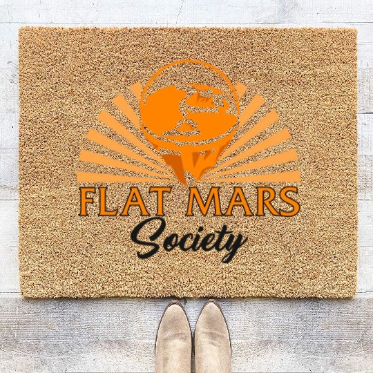 Mars Coir Doormats, Flat Mars Society Mars Coir Doormats, Science