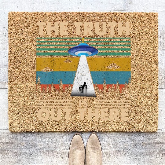 The Truth Is Out There Storm Raid Area 51 Alien Coir Doormats