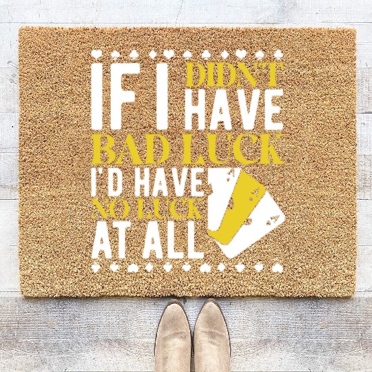 Poker Casino Poker Player Gambling Roulette Coir Doormats