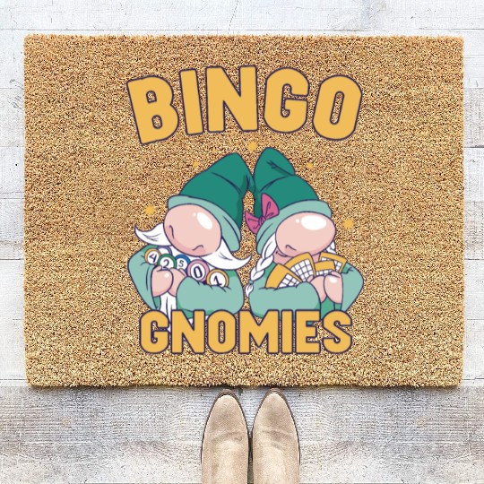 Bingo Card Game Grandma Bingo Player Bingo Cards Coir Doormats