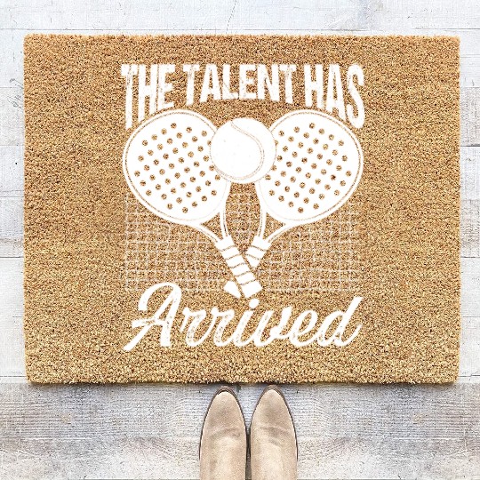 Paddle Tennis Player Match Talent has arrived Coir Doormats