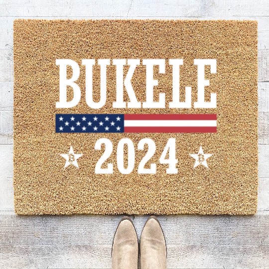Nayib Bukele 2024 For President Bitcoin Crypto HOD Coir Doormats