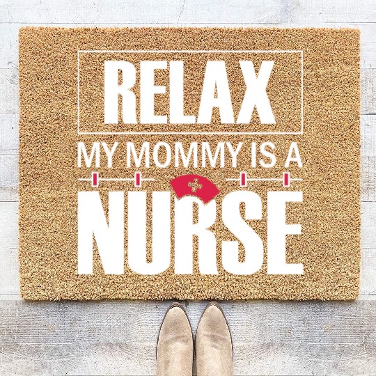 Relax Nurse Nursing Student Teacher Gift Ideas Coir Doormats