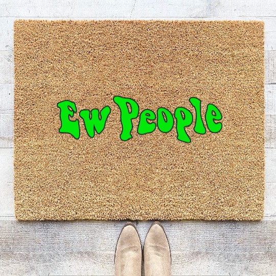 Ew People - christmas Coir Doormats