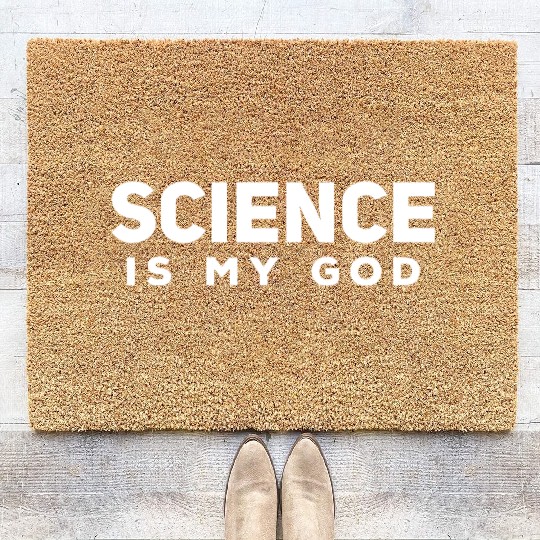 The science of atheism Coir Doormats