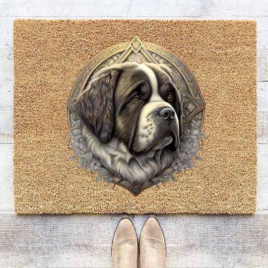 Saint Bernard Dog Coir Doormats