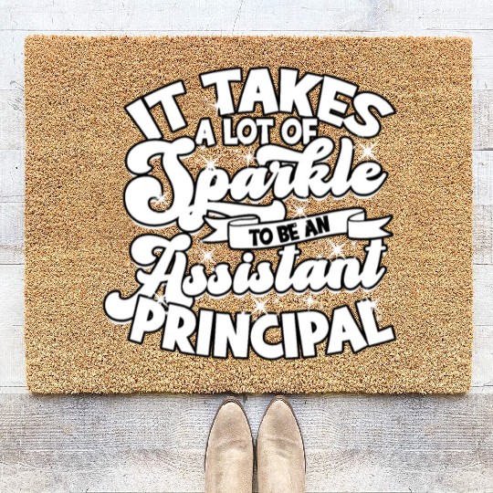 Assistant Principal Back School Teacher Principal Coir Doormats