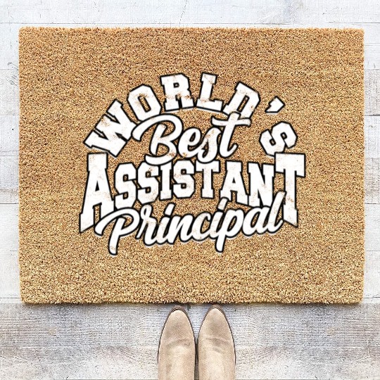 Assistant Principal Back School Teacher Principal Coir Doormats