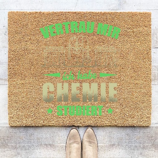 Chemistry Chemikant Chemical Laboratory Assistant Coir Doormats