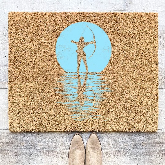 Arch Sport, Archer, Archery, Arrow And Bow Coir Doormats