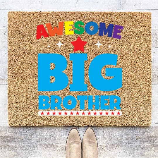 Kids Big brother Announcement Coir Doormats
