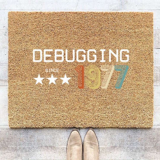 Debugging Since 1977 Coir Doormats