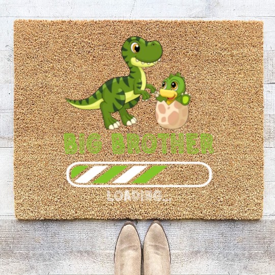 Big brother dinosaur Coir Doormats