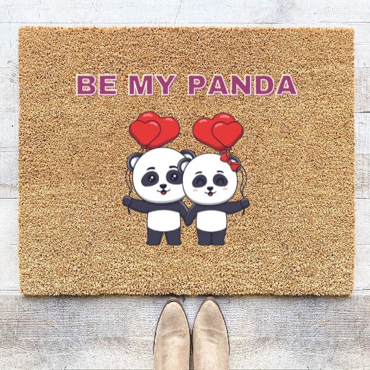 Be my panda Coir Doormats