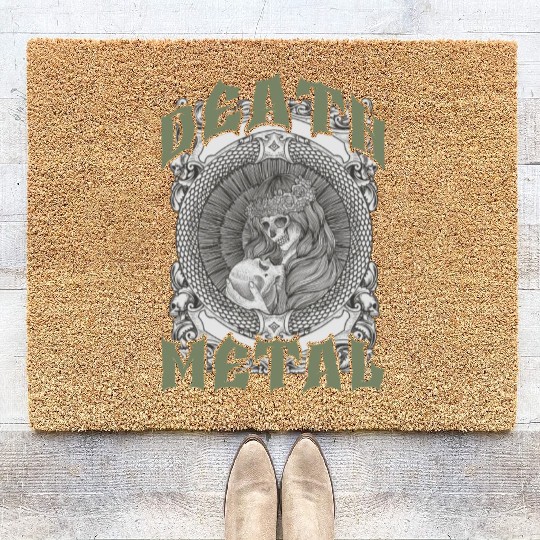 Goth Rock Satan Festivals Death Metal Coir Doormats