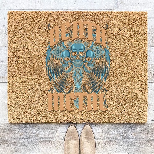Goth Rock Satan Festivals Death Metal Coir Doormats