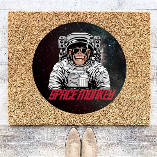 Space Monkey Coir Doormats