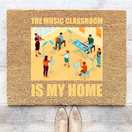 Music Teacher Coir Doormats