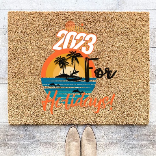 Holidays 2023, US Holidays 2023, New Year 2023 Coir Doormats