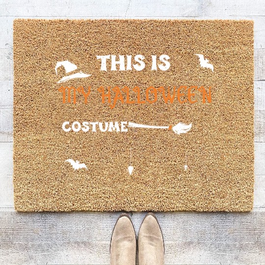 This Is My Halloween Costume Coir Doormats