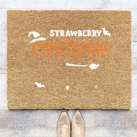 Strawberry Costume - Halloween Coir Doormats