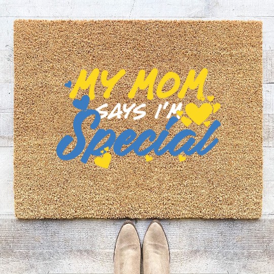 Down Syndrome Awareness Special Education Gifts Coir Doormats