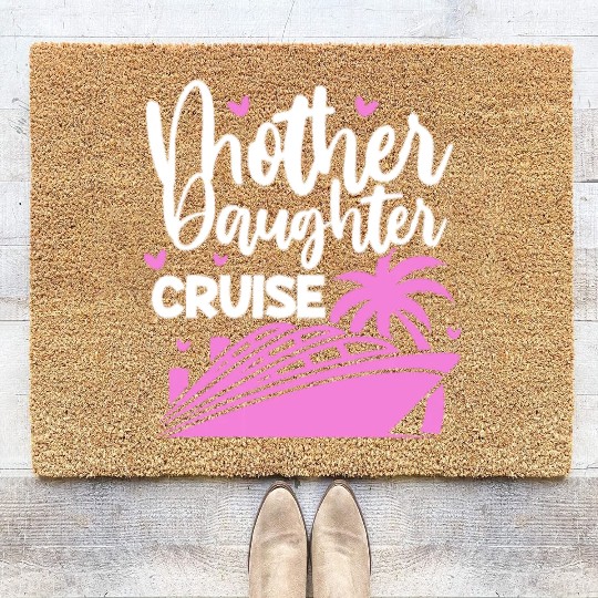 Mother Daughter Cruise Coir Doormats