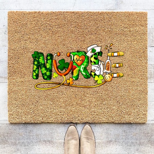 St Patricks Day, Nurse Coir Doormats