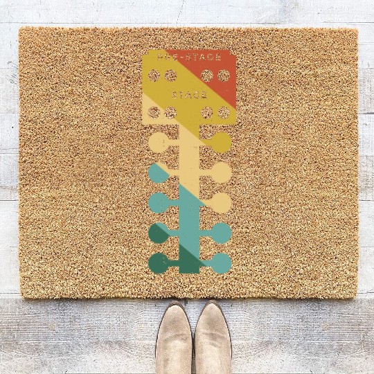 Drag Racing Race Car Retro Vintage Coir Doormats