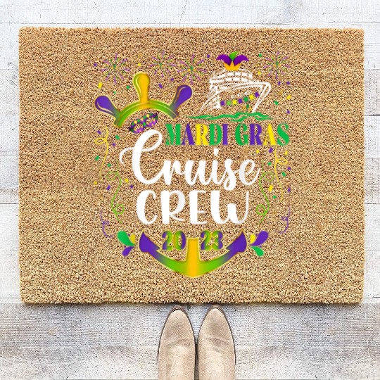 Mardi Gras Cruise 2023 New Orleans Carnival Vacati Coir Doormats