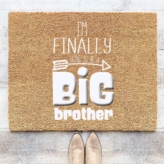 Big Brother Finally Big Bro Gamer Promoted Son Coir Doormats