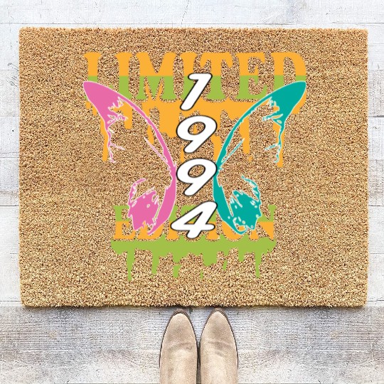 1994 Born Limited Edition Butterfly Gift Coir Doormats