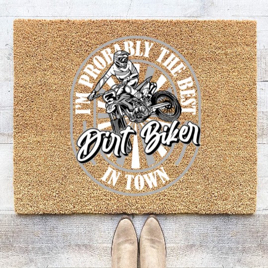 Dirt Bike Mx Motocross Supermoto Funny Coir Doormats