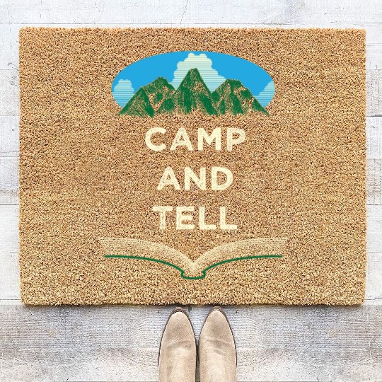 Camp and Tell Camping Friends Camper Buddy Couples Coir Doormats