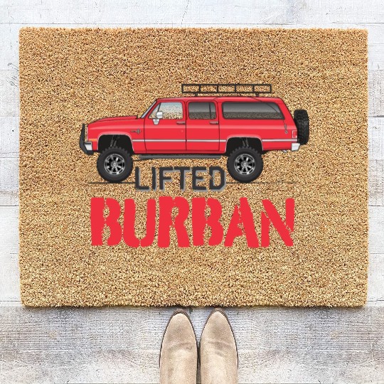 burban Cardinal Red Coir Doormats