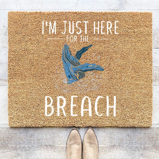 Whales, Whale, Whalewatching, Whale watching Coir Doormats