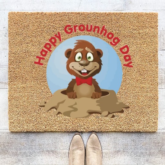 Year of the Rabbit 2023 - Cherry Blos som Coir Doormats