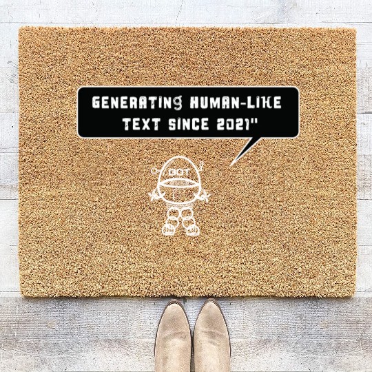 Generating Human-like text since 2021 Coir Doormats