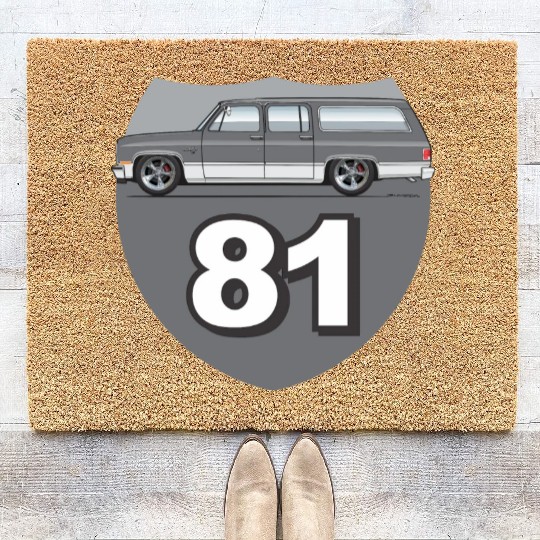 81 Charcoal Coir Doormats