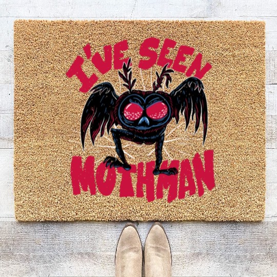 I have seen mothman I have seen mothman inspiratio Coir Doormats